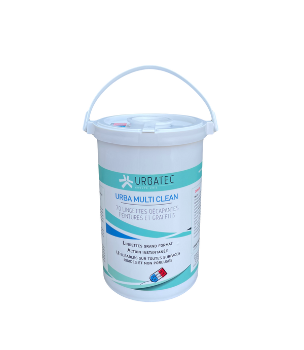 URBA MULTI CLEAN - Lingettes Décapantes 70 unités